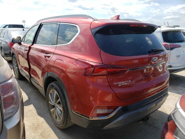 5NMS53AD9KH059600 - 2019 HYUNDAI SANTA FE L RED photo 3