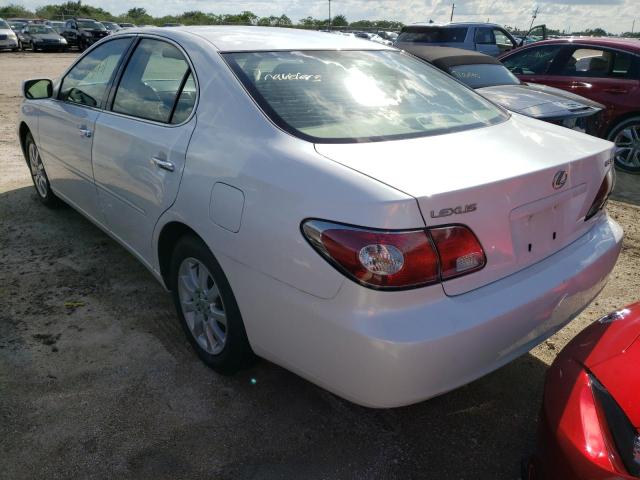 JTHBF30G536014417 - 2003 LEXUS ES 300 WHITE photo 3