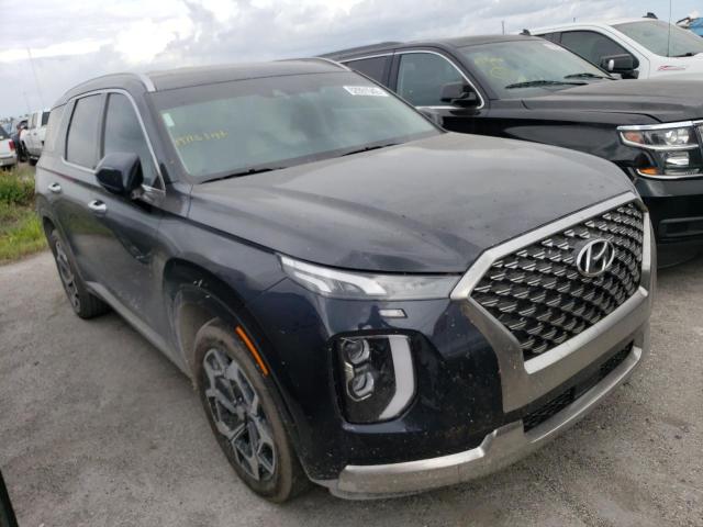 KM8R7DHE7NU442960 - 2022 HYUNDAI PALISADE C BLUE photo 1