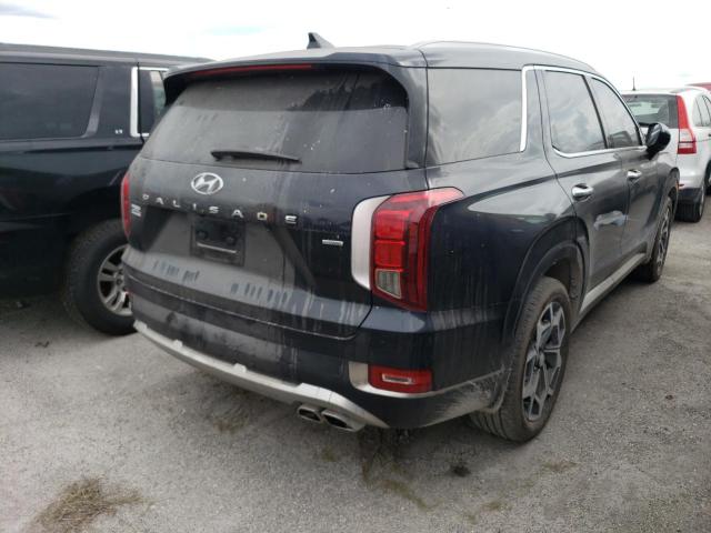 KM8R7DHE7NU442960 - 2022 HYUNDAI PALISADE C BLUE photo 4