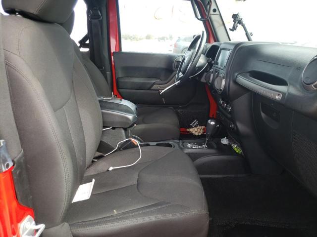 1C4AJWAG2HL668893 - 2017 JEEP WRANGLER S RED photo 5