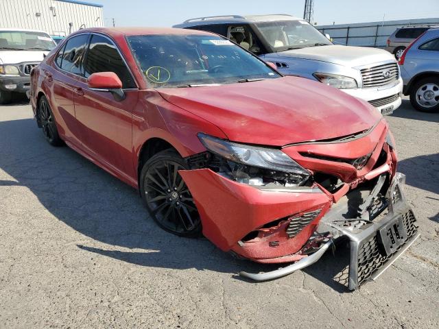 4T1K61AK4MU473004 - 2021 TOYOTA CAMRY XSE RED photo 1