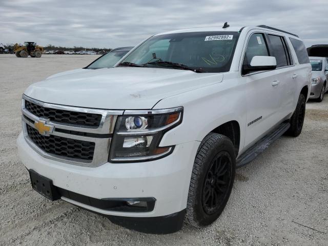 1GNSKJKC2FR177175 - 2015 CHEVROLET SUBURBAN K WHITE photo 2