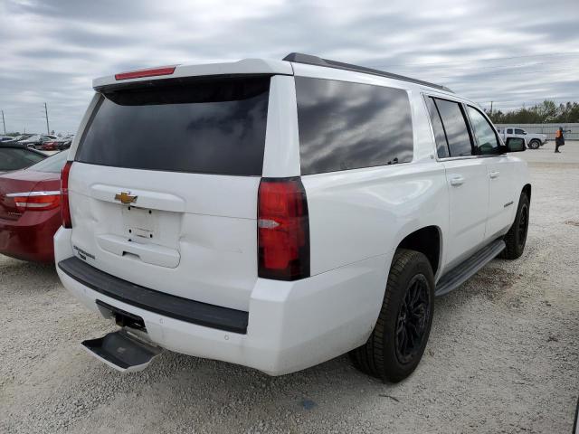 1GNSKJKC2FR177175 - 2015 CHEVROLET SUBURBAN K WHITE photo 4