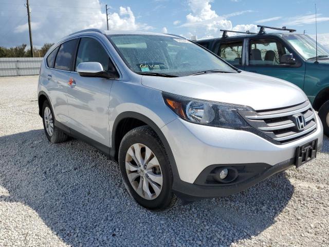 2HKRM4H75DH685352 - 2013 HONDA CR-V EXL SILVER photo 1