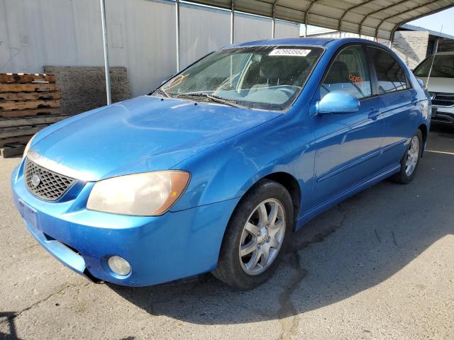 KNAFE121865253194 - 2006 KIA SPECTRA LX BLUE photo 2