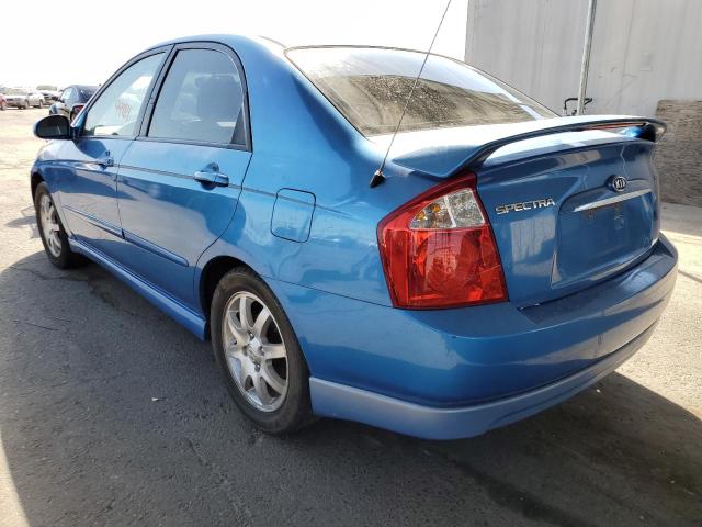 KNAFE121865253194 - 2006 KIA SPECTRA LX BLUE photo 3