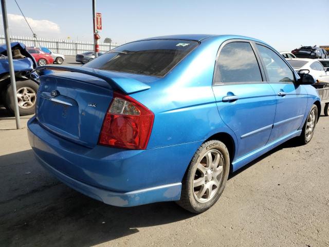 KNAFE121865253194 - 2006 KIA SPECTRA LX BLUE photo 4