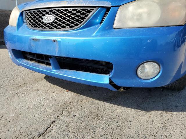 KNAFE121865253194 - 2006 KIA SPECTRA LX BLUE photo 9