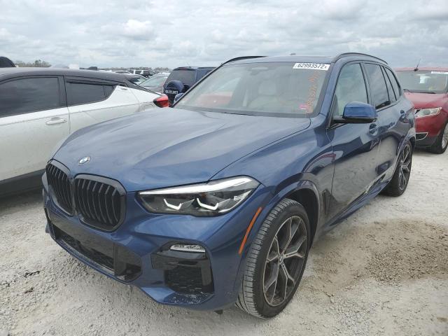 5UXCR4C07M9F67041 - 2021 BMW X5 SDRIVE BLUE photo 2