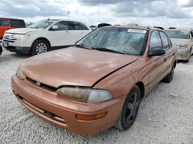1Y1SK5263VZ436518 - 1997 GEO PRIZM BASE ORANGE photo 2