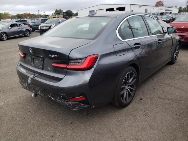 3MW5R7J51K8B00807 - 2019 BMW 330XI CHARCOAL photo 4