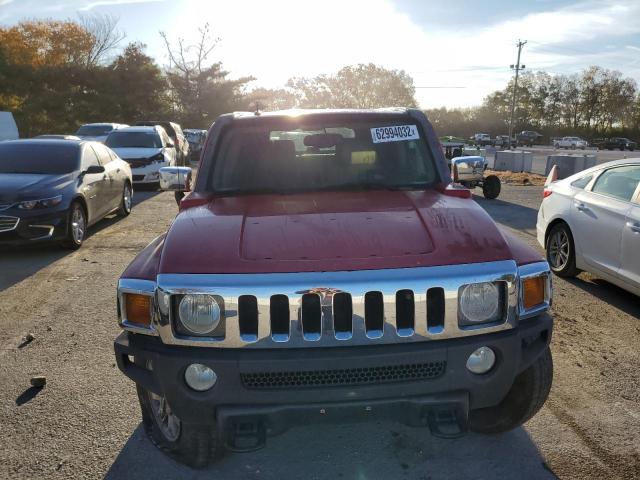 5GTDN13EX78175604 - 2007 HUMMER H3 RED photo 9