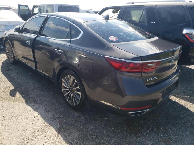 KNALB4J12H5072786 - 2017 KIA CADENZA PR GRAY photo 3