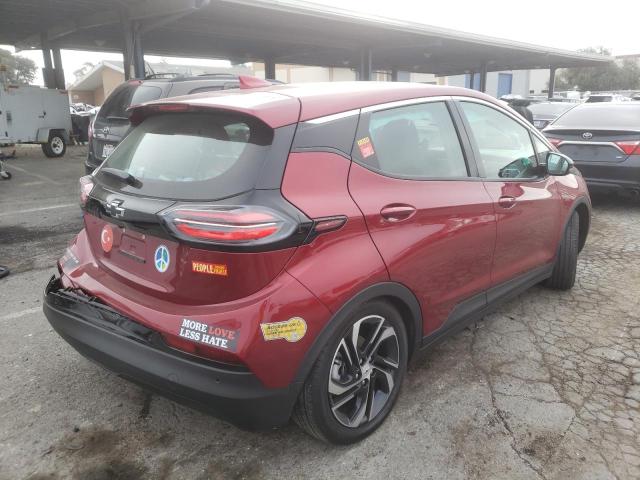 1G1FX6S05N4117412 - 2022 CHEVROLET BOLT EV 2L RED photo 4