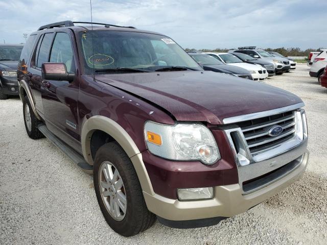 1FMEU74E38UA54451 - 2008 FORD EXPLORER E MAROON photo 1