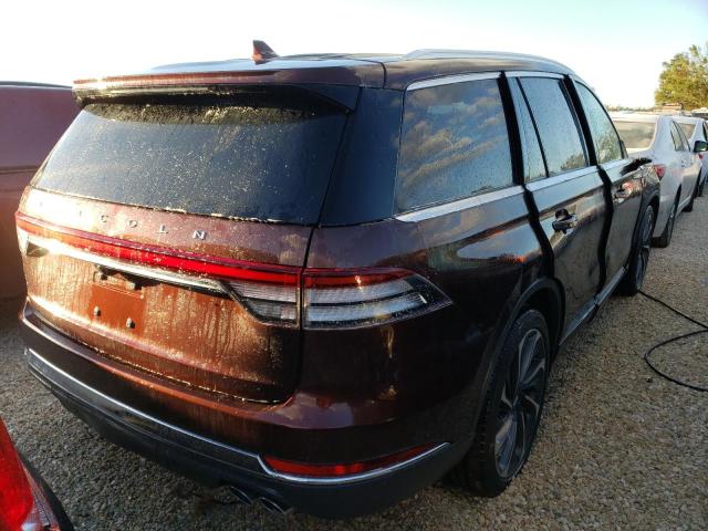 5LM5J7XC1LGL25031 - 2020 LINCOLN AVIATOR RE 棕色 照片 4