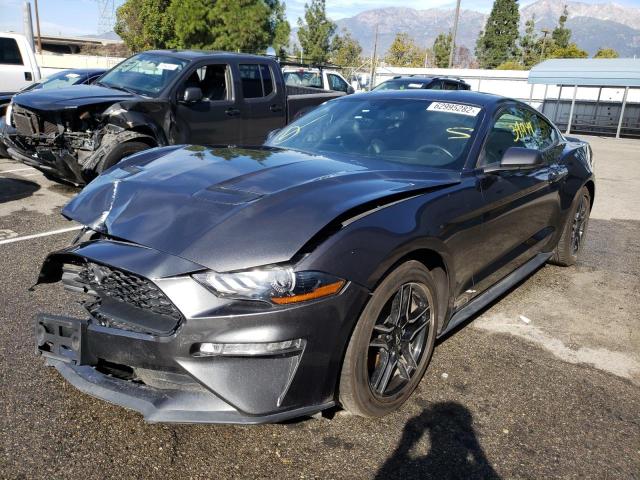 1FA6P8TH7L5148049 - 2020 FORD MUSTANG GRAY photo 2