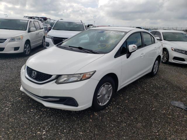 2HGFB2F67FH523565 - 2015 HONDA CIVIC HF WHITE photo 2