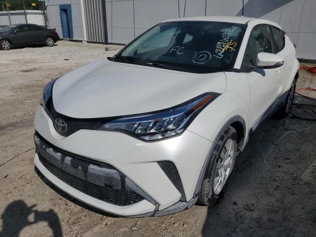 NMTKHMBX3MR127328 - 2021 TOYOTA C-HR XLE WHITE photo 2