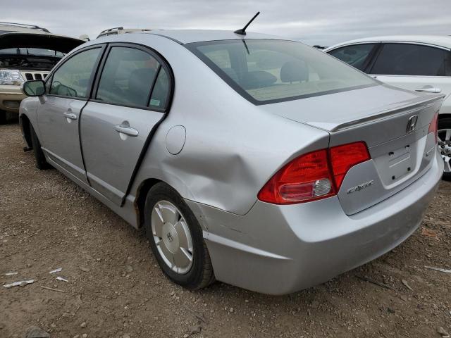 JHMFA36216S029410 - 2006 HONDA CIVIC HYBR SILVER photo 3