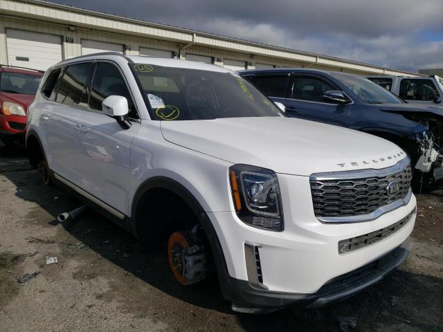 5XYP6DHC7MG136984 - 2021 KIA TELLURIDE WHITE photo 1