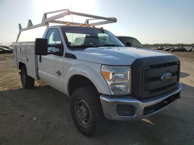 1FDRF3FT8FEC65605 - 2015 FORD F350 SUPER WHITE photo 1