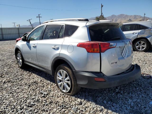 2T3DFREV7EW136038 - 2014 TOYOTA RAV4 LIMIT SILVER photo 3