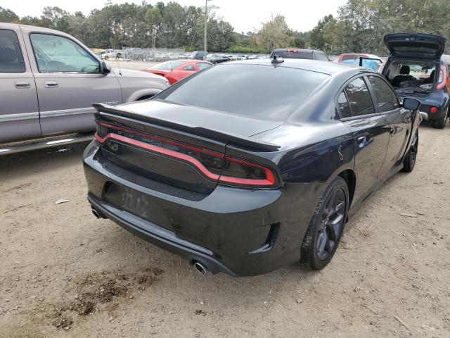 2C3CDXHG0LH241427 - 2020 DODGE CHARGER GT BLACK photo 4