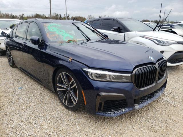 WBA7T4C08MCF40094 - 2021 BMW 740 XI BLUE photo 1