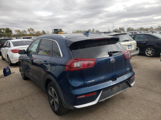 KNDCC3LC5H5053433 - 2017 KIA NIRO EX BLUE photo 3