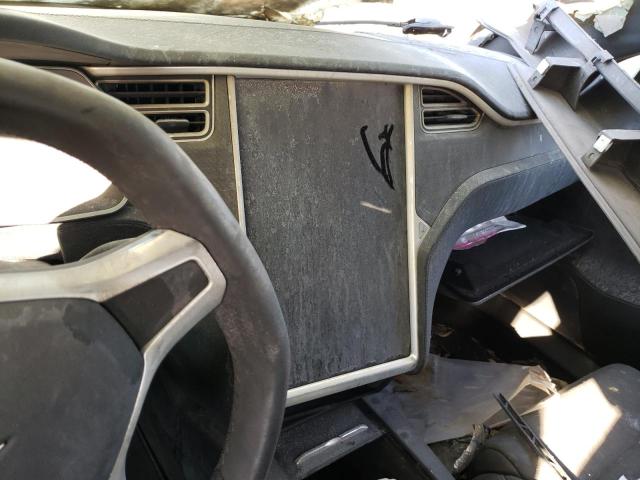 5YJSA1E20HF204686 - 2017 TESLA MODEL S Արծաթագույն լուսանկար 8