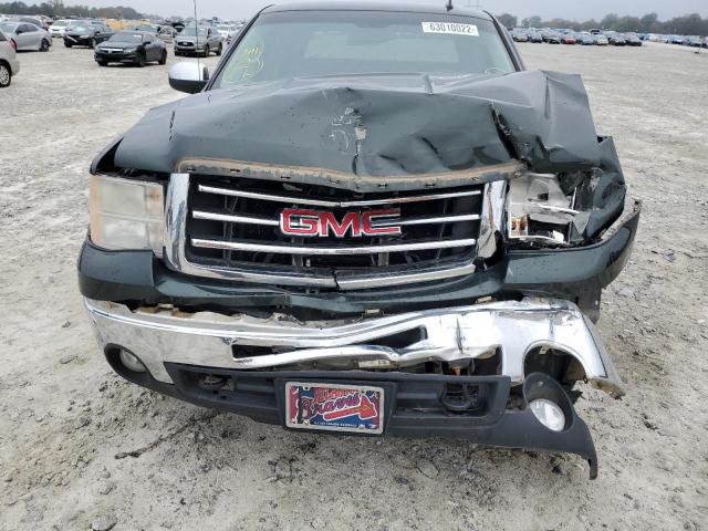 3GTP1VE0XDG224444 - 2013 GMC SIERRA C15 GREEN photo 9