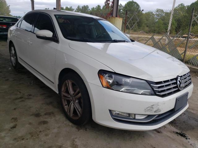 1VWCN7A38EC102679 - 2014 VOLKSWAGEN PASSAT SEL WHITE photo 1