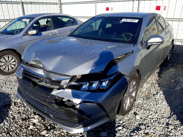 4T1KB1BB4MU001962 - 2021 TOYOTA AVALON XLE SILVER photo 2