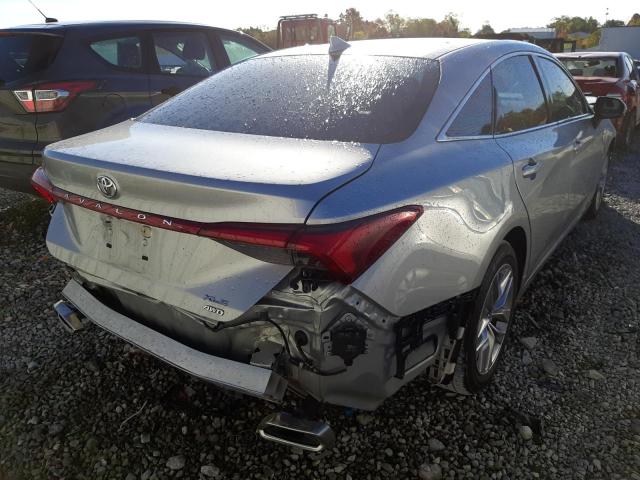 4T1KB1BB4MU001962 - 2021 TOYOTA AVALON XLE SILVER photo 4