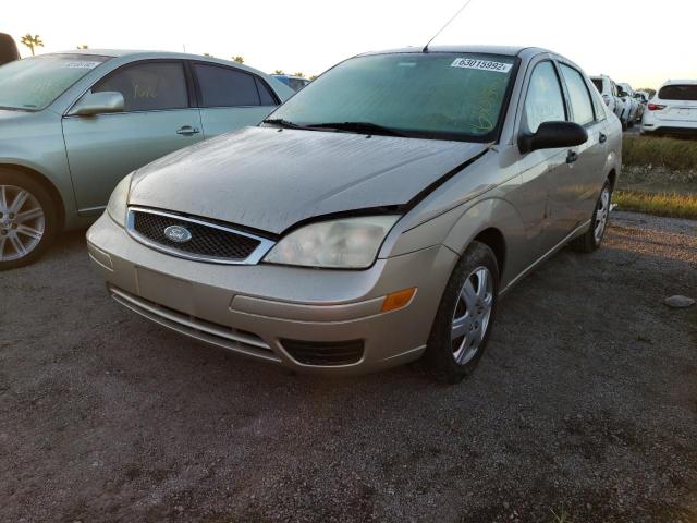 1FAFP34N97W164017 - 2007 FORD FOCUS ZX4 BEIGE photo 2