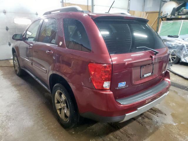 2CKDL33F386288215 - 2008 PONTIAC TORRENT PURPLE photo 3