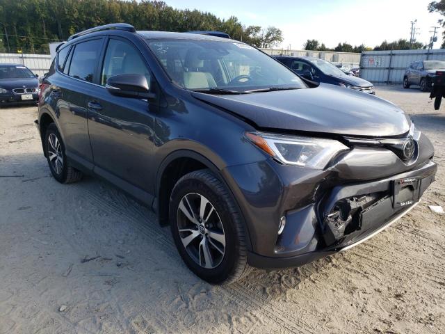 JTMRFREV8JJ744164 - 2018 TOYOTA RAV4 ADVEN GRAY photo 1