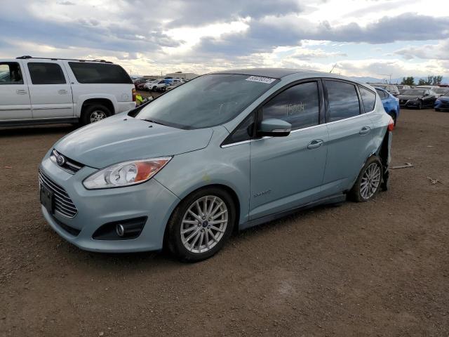 1FADP5BU7EL515518 - 2014 FORD C-MAX SEL TEAL photo 2