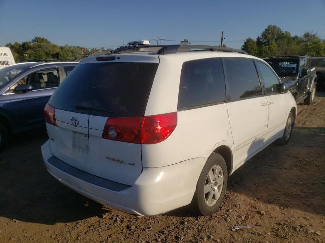 5TDZA23C46S508662 - 2006 TOYOTA SIENNA WHITE photo 4