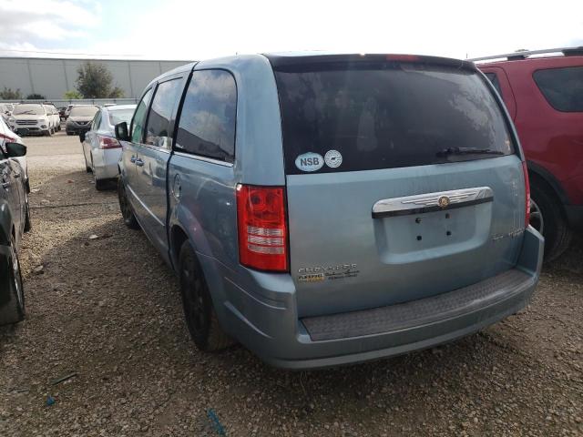 2A8HR44E59R593923 - 2009 CHRYSLER TOWN & COU BLUE photo 3