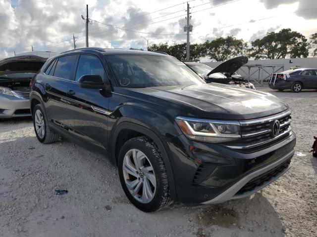 1V2YE2CA1LC217823 - 2020 VOLKSWAGEN ATLAS CROS Черный фото 1