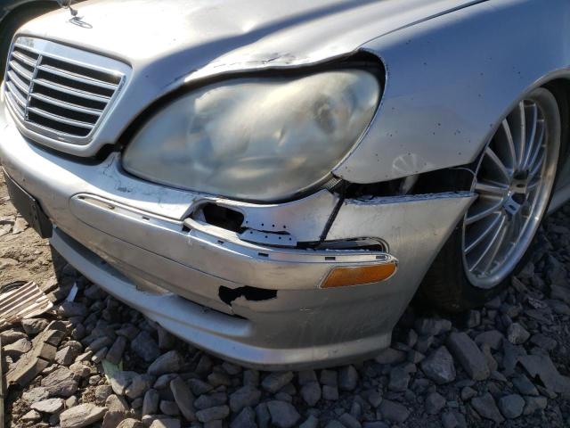 WDBNG70J42A312353 - 2002 MERCEDES-BENZ S 430 SILVER photo 9