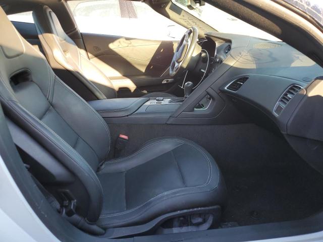 1G1YA2D71J5104173 - 2018 CHEVROLET CORVETTE S WHITE photo 5