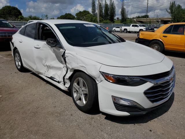 1G1ZB5ST5LF128587 - 2020 CHEVROLET MALIBU LS WHITE photo 1