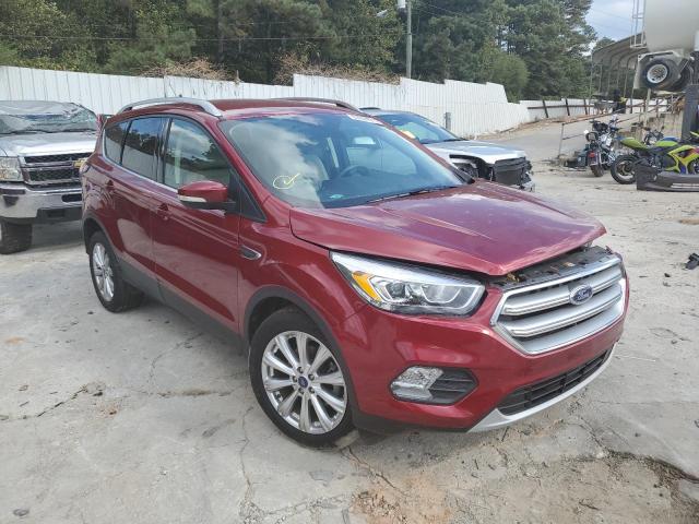 1FMCU0JD9HUD04172 - 2017 FORD ESCAPE TIT RED photo 1