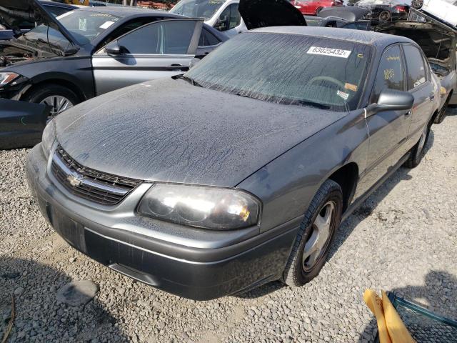 2G1WF52E659155589 - 2005 CHEVROLET IMPALA SILVER photo 2