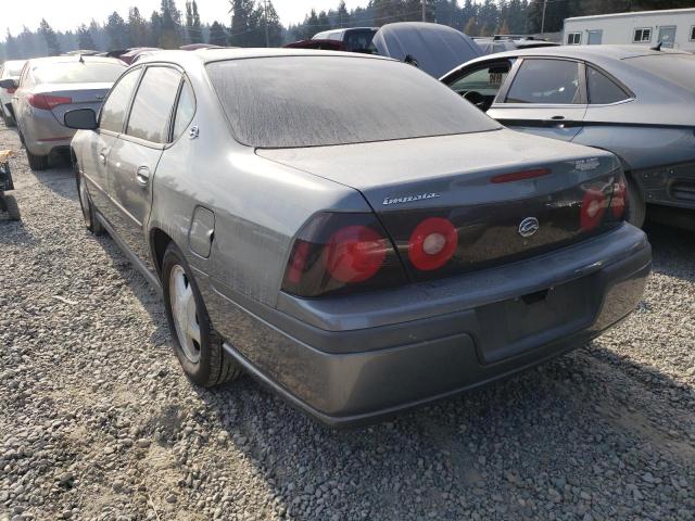 2G1WF52E659155589 - 2005 CHEVROLET IMPALA SILVER photo 3