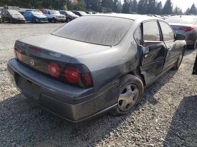 2G1WF52E659155589 - 2005 CHEVROLET IMPALA SILVER photo 4